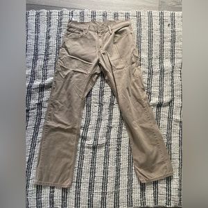 Levi’s khaki jeans pants 34x32